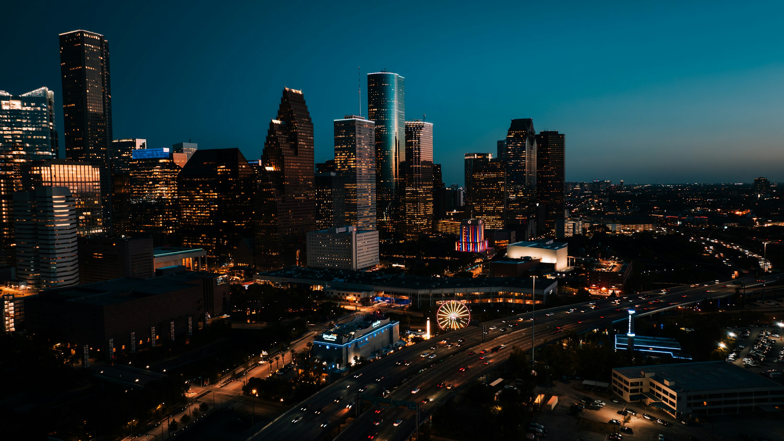 Houston Skyline at Night