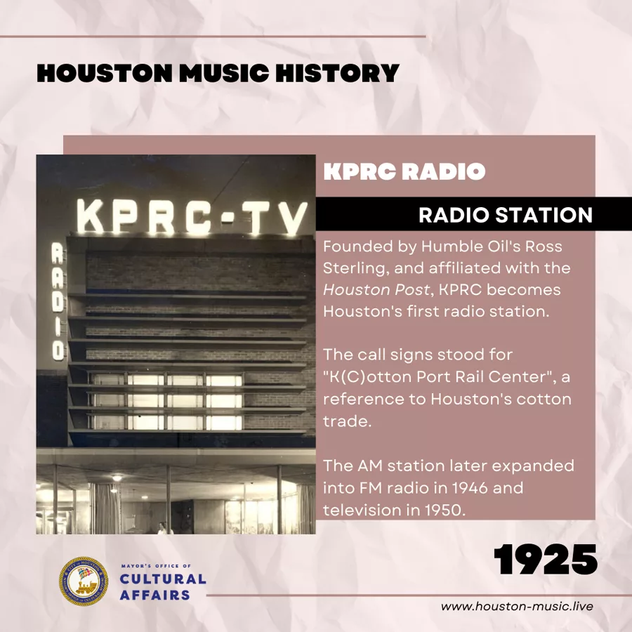 KPRC Radio - 1925
