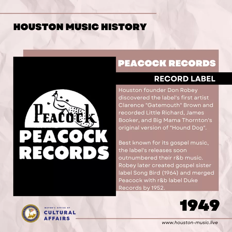 Peacock Records - 1949